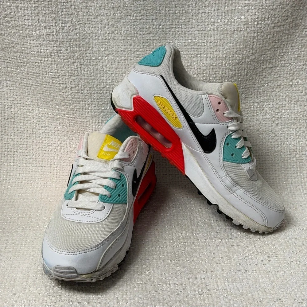 Nike Air Max 90 'Spring Multi-Color' Sneakers Women's Size 8.5